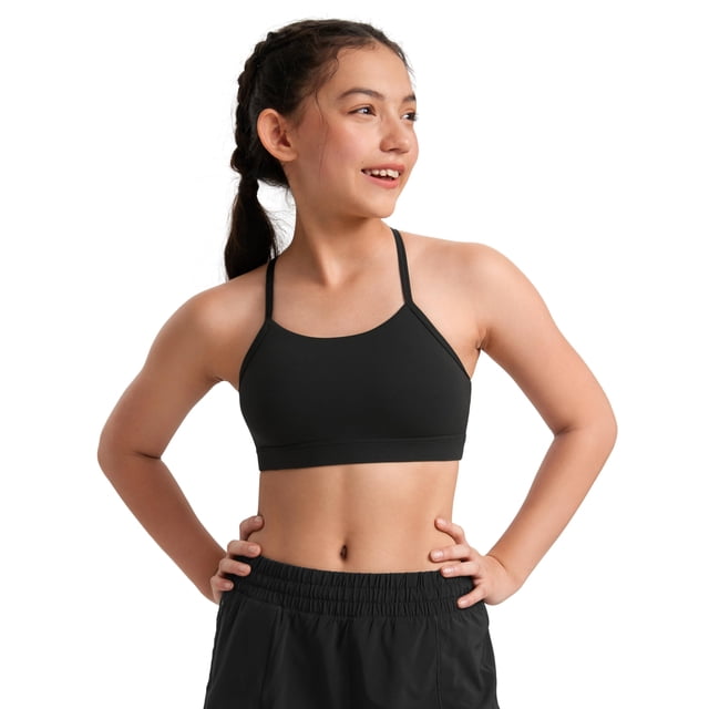 Sostén Deportivo CRZ YOGA Butterluxe con Espalda en Y y Escote Redondo Negro M