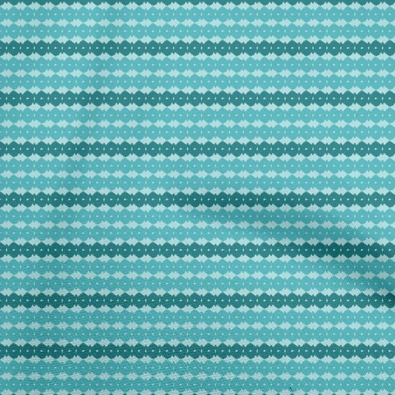 oneOone Cotton Flex Light Blue Fabric Asian Ikat Sewing Craft Projects Fabric Prints By Yard 40 Inch Wide