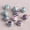 Cyan, variant on U8MO 10pcs Round Pumpkin Shape 10mm Handmade Flambed Ceramic Porcelain Loose Beads-Random Mixed
