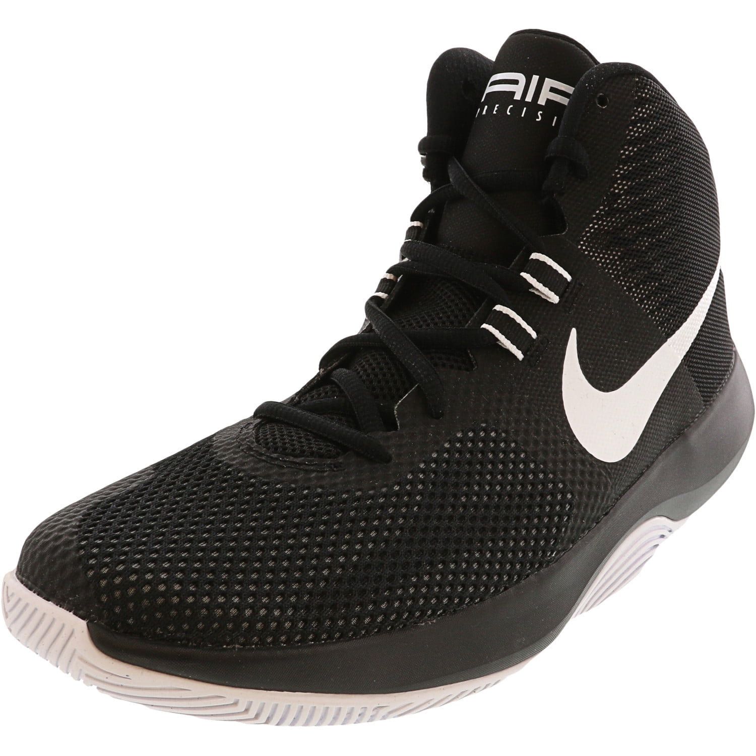 Nike - Nike Men's Air Precision Black / White Cool Grey High-Top Basketball - 11M - Walmart.com