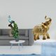 thumbnail image 2 of Elegante Colección De Esculturas De Animales De Elefante Y Pavo Real, Artesanías De Resina, Adorno De Mesa, Figura Decorativa Para Dormitorio, Oficina, Sala De Estar, Estante, Escritorio,, 2 of 8