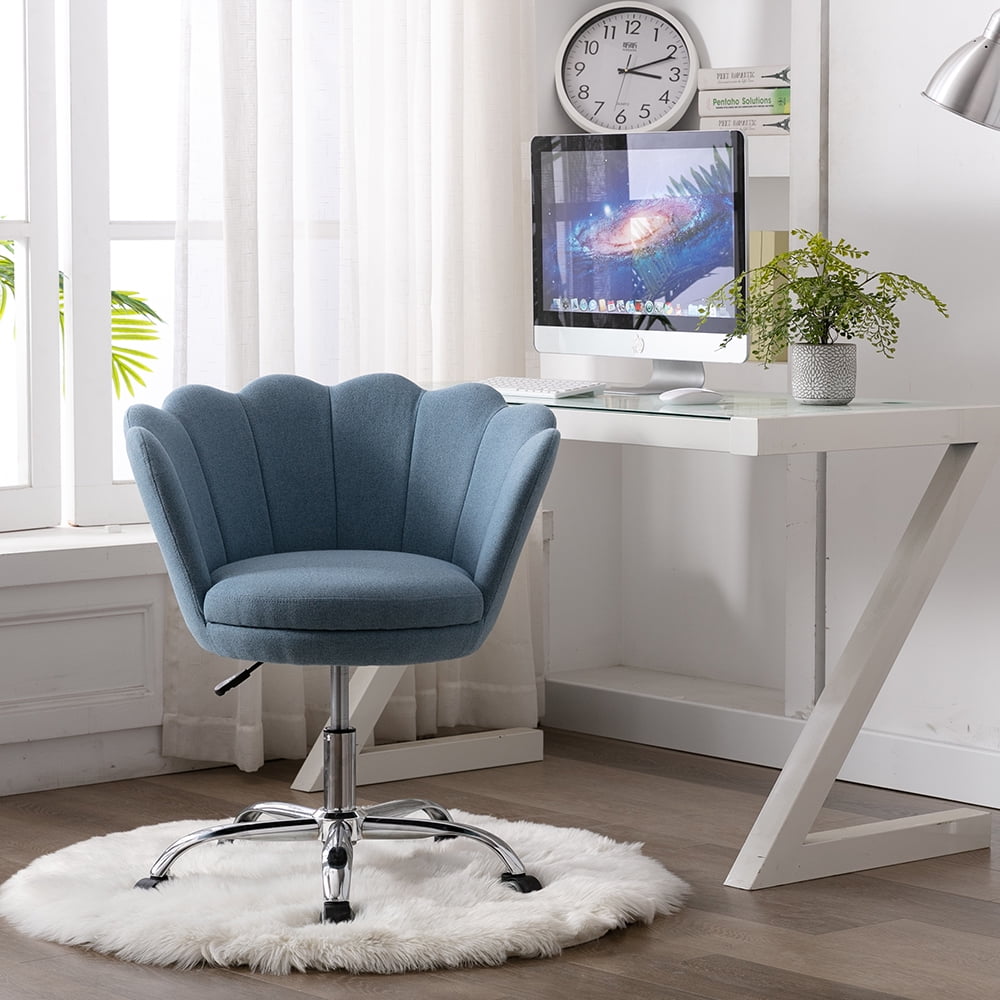 VIK TECH Modern Swivel Chair, Women Makeup Vanity Chairs, Student