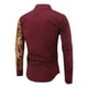 thumbnail image 3 of Camisa Casual Estampada De Manga Larga Para Hombre, 3 of 3