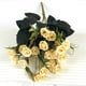 thumbnail image 2 of Toystoory 2020 nueva rosa artificial de flores escritorio decorativo ramo de rosas falsas decoración para fiesta de boda Flores artificiales champán Toystoory HA6614-03B, 2 of 6