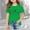 Green, variant on Toddler Girls Fashion Tops Los Angeles LA Letter Print Casual Loose Fit Crewneck Short Sleeve T-Shirt Pullover Shirt Streetwear Clothes Tee