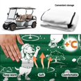thumbnail image 5 of Yuyamidu Funny Dog Golf Cart Seat Covers with Pockets Cute Golf Cart Seat Towel for 2 Seats Golf Cart Accessories Comfortable and Protect Your Golf Cart Seat, Green, 5 of 7
