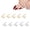 Silver, variant on Duslogis 20PCS Wudu Nail Rings, Adjustable Nail Rings Reusable Detachable Women Gift Ring Set with Adhesive Nail Tabs for Acrylic Nail Art Decoration - Gold