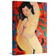 thumbnail image 2 of Marmont Hill "Figure on Tapestry" by Wayne Ensrud Painting Print on Wrapped Canvas, 2 of 7