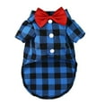thumbnail image 4 of Soft Comfortable Dog Super Cute Plaid Shirt Suit Wedding Dress For Teddy Bichon Small Medium Big Size Dog Pet Clothes Cat Spring Summer Autumn Wear for Indoor and Outdoor Wear, 4 of 8