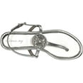 thumbnail image 5 of Circus by Sam Edelman Celia Silver Metallic Adjustable Ankle Strap Thong Sandal (Soft Silver, 5.5), 5 of 6