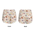 thumbnail image 3 of Hirioo BBQ Party1 for Women's Double Layer Athletic Shorts High-Performance Gym Shorts with Inner Pocket, Elastic Waistband-Small, 3 of 7