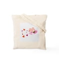 thumbnail image 2 of CafePress - Valentine Bumble Bee Tote Bag - Unisex Canvas Tote Bag, Beige, 1-Piece, 2 of 7