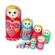 thumbnail image 5 of 10 piezas de muñecas rusas de madera anidadas, muñecas pintadas a mano, decoración de Navidad, juguetes apilables de madera, muñecas Matryoshka para, 5 of 9