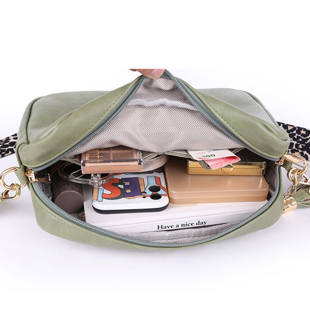 Bolsa cruzados clásicos cruzados de color sólido Cuero de PU para damas y niñas Ndcxsfigh Para Estrenar