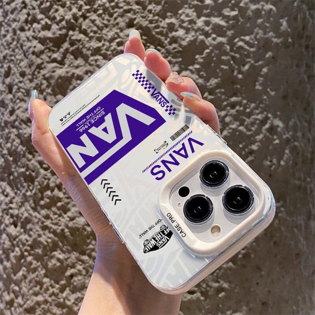 Carcasa Dura Mate Premium vans Europa América Marca De Moda Funda De Teléfono compatible Para iphone 11 12 13 14 15 Pro Max 14plus 15plus Caso ip 12promax 13promax 14promax