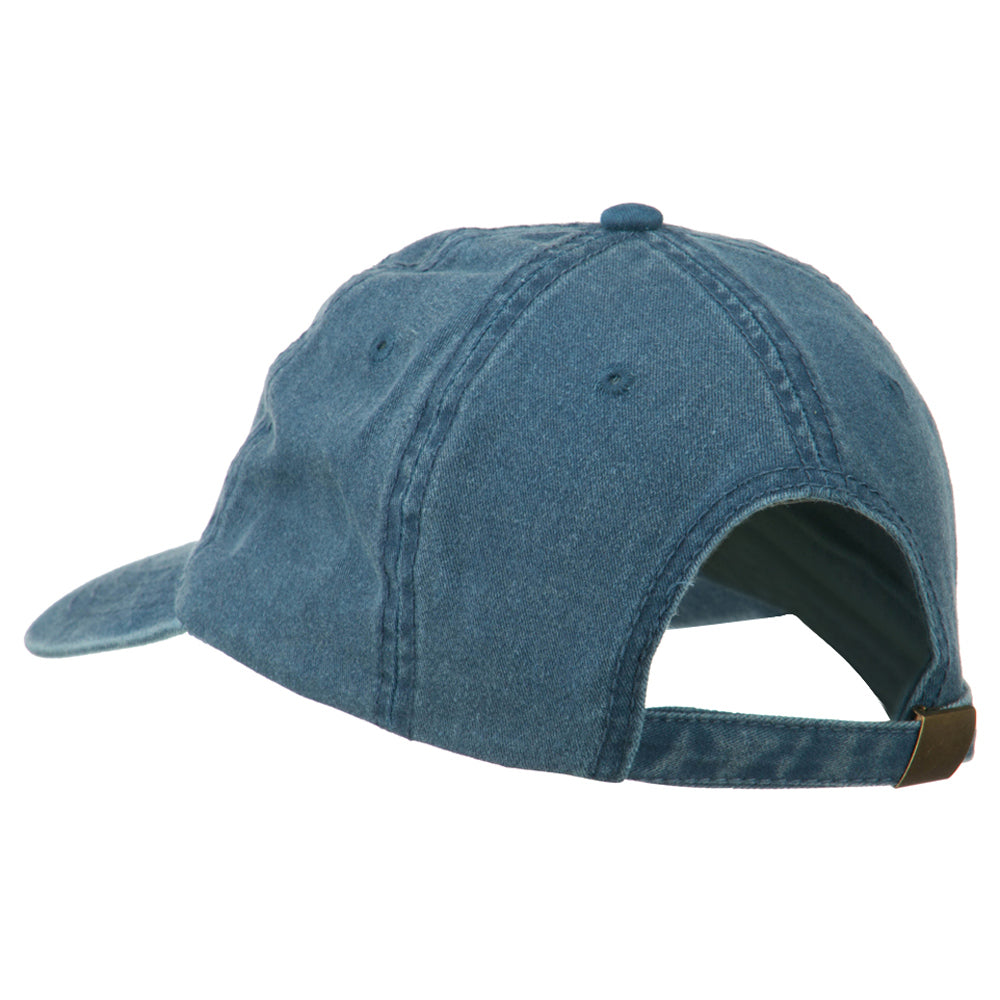Texas State Bluebonnet Flower Embroidered Cap - Navy OSFM