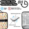 thumbnail image 4 of Princess and Heart Beige Pattern Insulated Lunch Bag with Shoulder Strap and Bottle Holder,Bento School Lunch Bag Box,11x9.5x3.5 Inches, 4 of 5