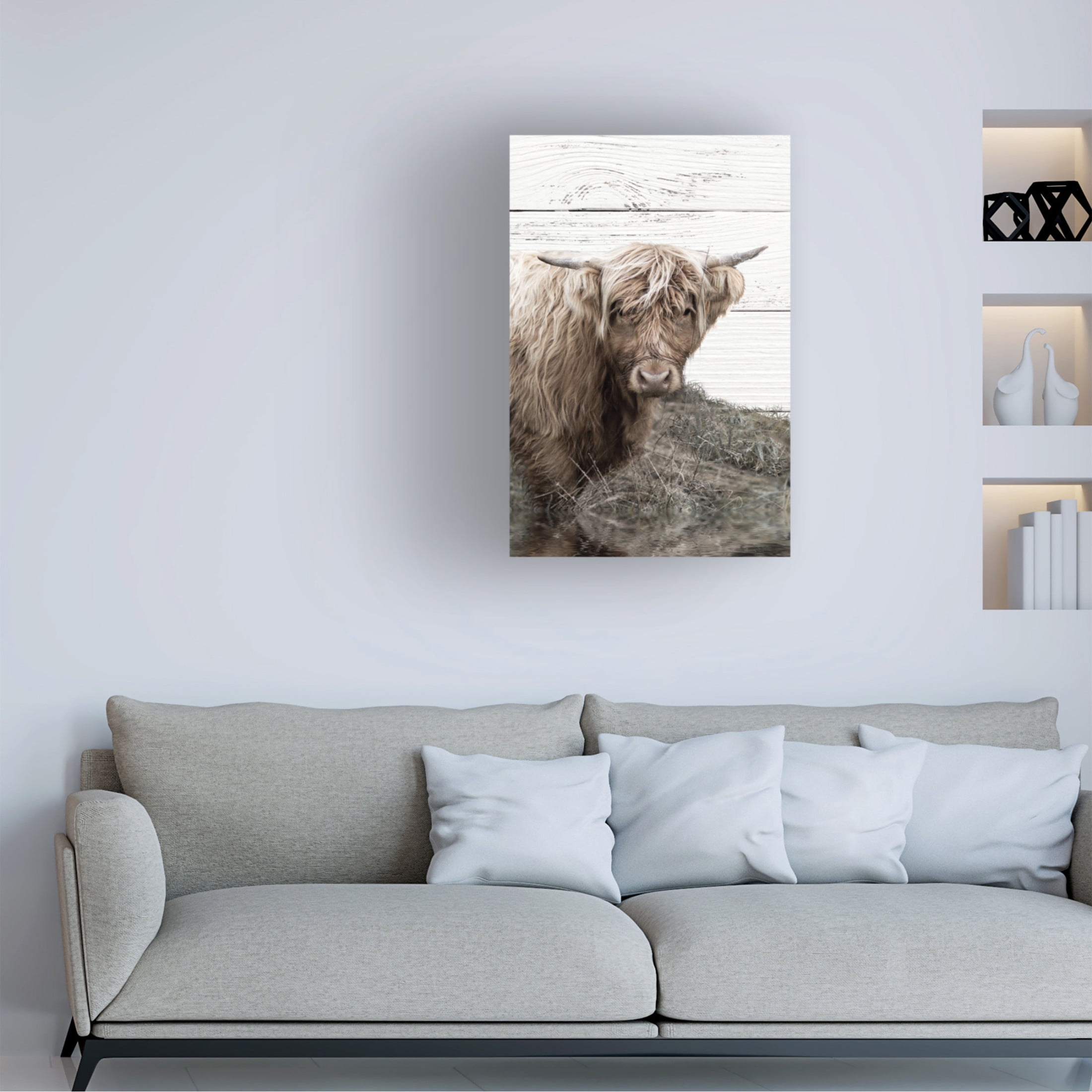 Canvas Wall Art - Sasha 'Barnaby' Wall Art for Living Room, Bedroom, or Office Décor by Trademark Fine Art - 12 x 19 Inches