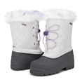 thumbnail image 3 of Kushyshoo Snow Boots Lined Waterproof White Winter Boot Big Kid Size 4, 3 of 7