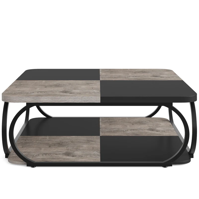 MAYEERTY 39" Versatile Square Coffee Table Smooth Surface Easy to Clean for Living Room