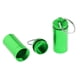 thumbnail image 3 of Colgante de cápsula de píldora que se puede abrir para collar, llavero, caja de botella de aluminio, 2 uds. Verde kusrkot Botella impermeable portátil, 3 of 6