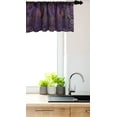 thumbnail image 3 of Ambesonne Dark Purple Valance Pack of 2, Forest Colorful Pattern, 54"X12", Multicolor, 3 of 4