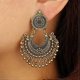 thumbnail image 4 of JAVRICK Metal Tassel Jhumka Indian Ethnic Bollywood Dangle Earrings Fashion Jewelry Practical and Professional, 4 of 4