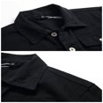 thumbnail image 3 of LZLER Casual Jean Jacket for Men Ripped Sports Denim Jacket, 3 of 6