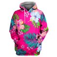 thumbnail image 1 of WEAIXIMIUNG Chandails en Molleton Mignons pour Femmes Mode Décontractée Automne/hiver Imprimé Floral Vacances Sports de Plein Air avec Cordon de Serrage et Poche, 1 of 3