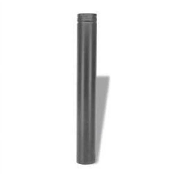 M & G Duravent 4PVP-06B 4 Inch x 6 Inch Pelletvent Pro Pipe 304-alloy Stainless Inner Liner Black Outer