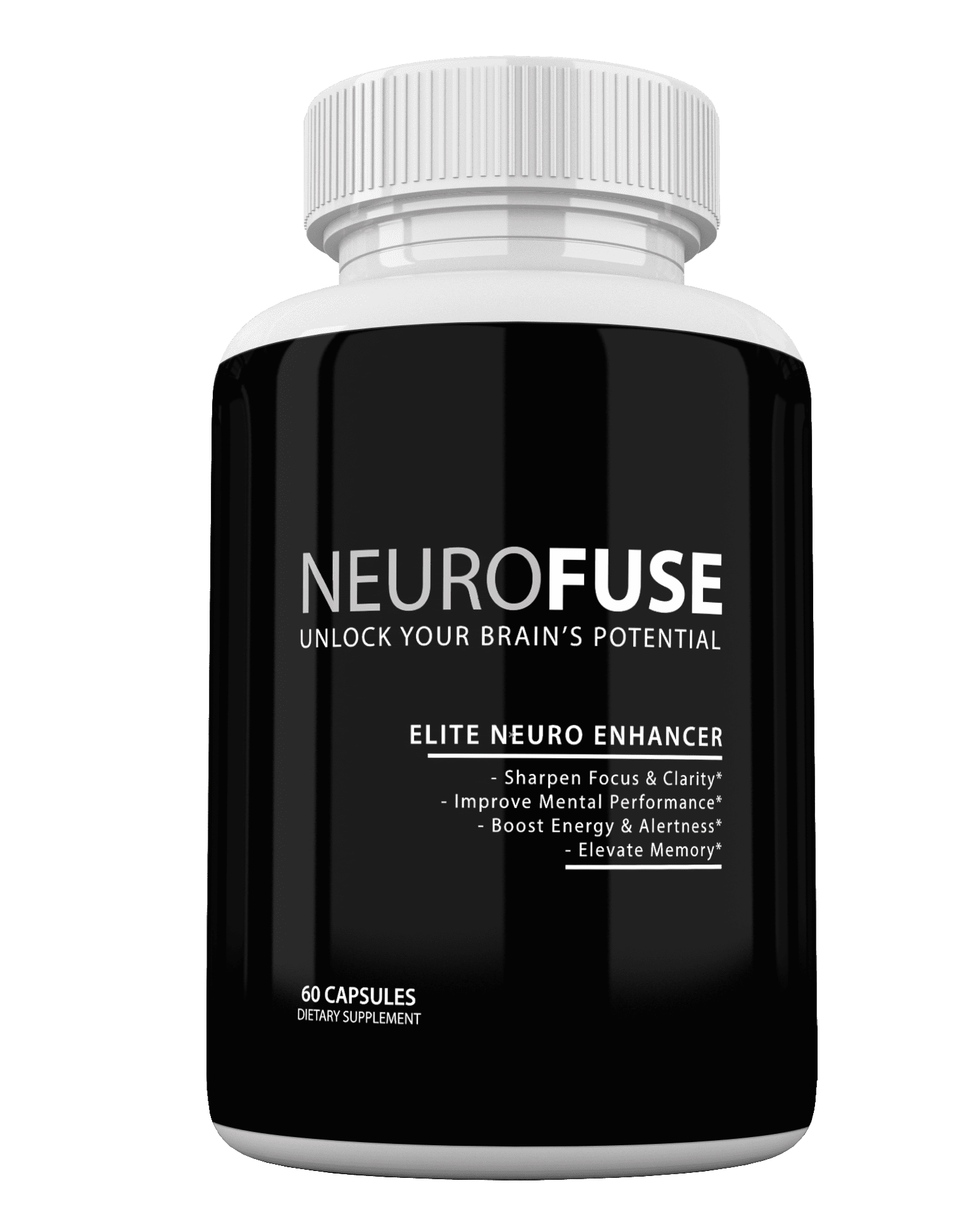 Neurofuse Powerful Focus & Memory Nootropic Pill - Formula Helps Support Memory, Cognitive Function, Focus & Clarity ?Reduce Brain Fog & Fatigue 30 Capsules
