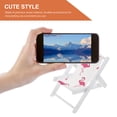 thumbnail image 2 of 1pc Creative Mobile Phone Holder Stand Support Adorable Flamingos Pattern Beach Chair Ornament Organizer, 2 of 5