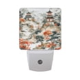 thumbnail image 6 of Yayeee LED Plug in Night Light for The Home with Auto Dusk to Dawn Light Sensors, 2 Pack, Mountain Pattern, 6 of 6