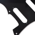 thumbnail image 3 of ST PVC Single Pickup Hole Guitar Pickguard Plate Anti-Scratch Cover (Negro) Ehuebsd  Para estrenar, 3 of 9