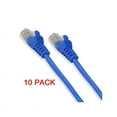 thumbnail image 2 of CAT5e 24 Gauge Blue 25' ft 350Mhz UTP Patch Ethernet Network Cable Wire (10/pk), 2 of 3
