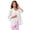White, variant on Women's Plus Size Lace Three Quarter Sleeve Swing Jacket