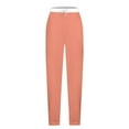 thumbnail image 5 of BiZtdJrK Warehouse Sales Today Womens Sports Ankle Sweatpants Casual High Waisted Athletic Joggers Fashion Colorblock Cinch Bottom Pants with Pockets Pink XXL, 5 of 6