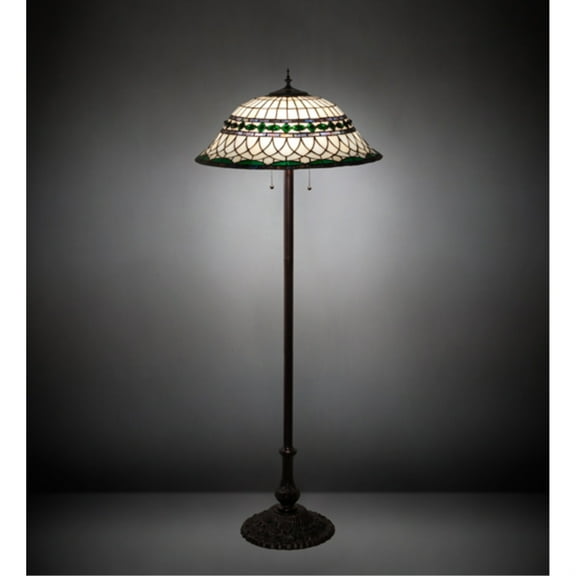 62" High Tiffany Roman Floor Lamp