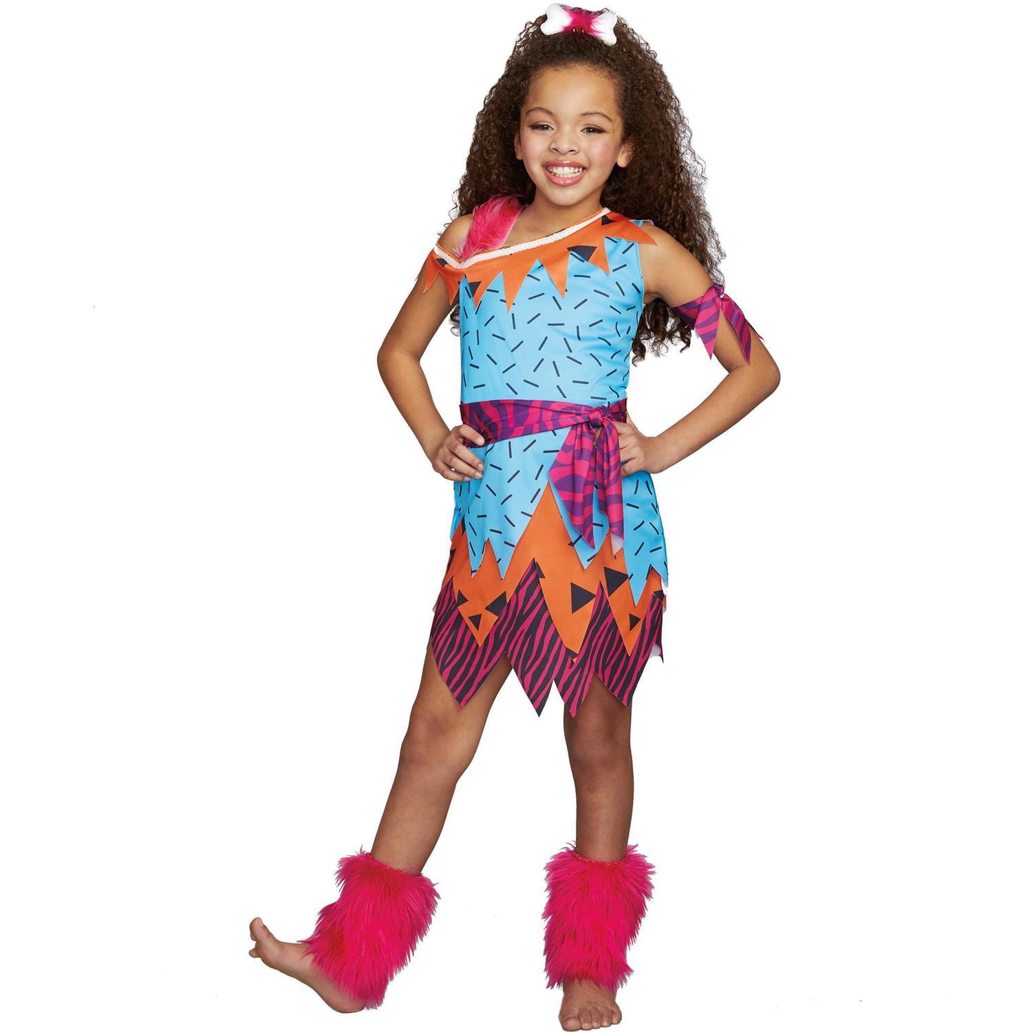 Girls Stone Age Sweetie Small Halloween Costume