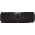 thumbnail image 3 of Stainless Steel 7mm Black Ip-Plated Polished Band (Size 12.5) Made In China sr313-12.5, 3 of 5