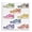 Modern Rainbow Sneakers, variant on Stupell Industries Eclectic Black Floating Frame Canvas Art, 18 x 18, by Ziwei Li