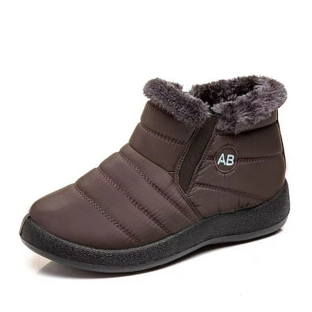 

Women‘s Winter Warm Faux Fur Lined Short Boots Slip On Short Boots Women‘s Footwear