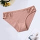 thumbnail image 2 of Gibobby Ropa interior mujer algodón Mujeres T Back Bragas sin costuras Tanga Sexy Encaje Deportes Fitness ultra delgada Mujeres Bragas transparentes(Rosa， L), 2 of 5