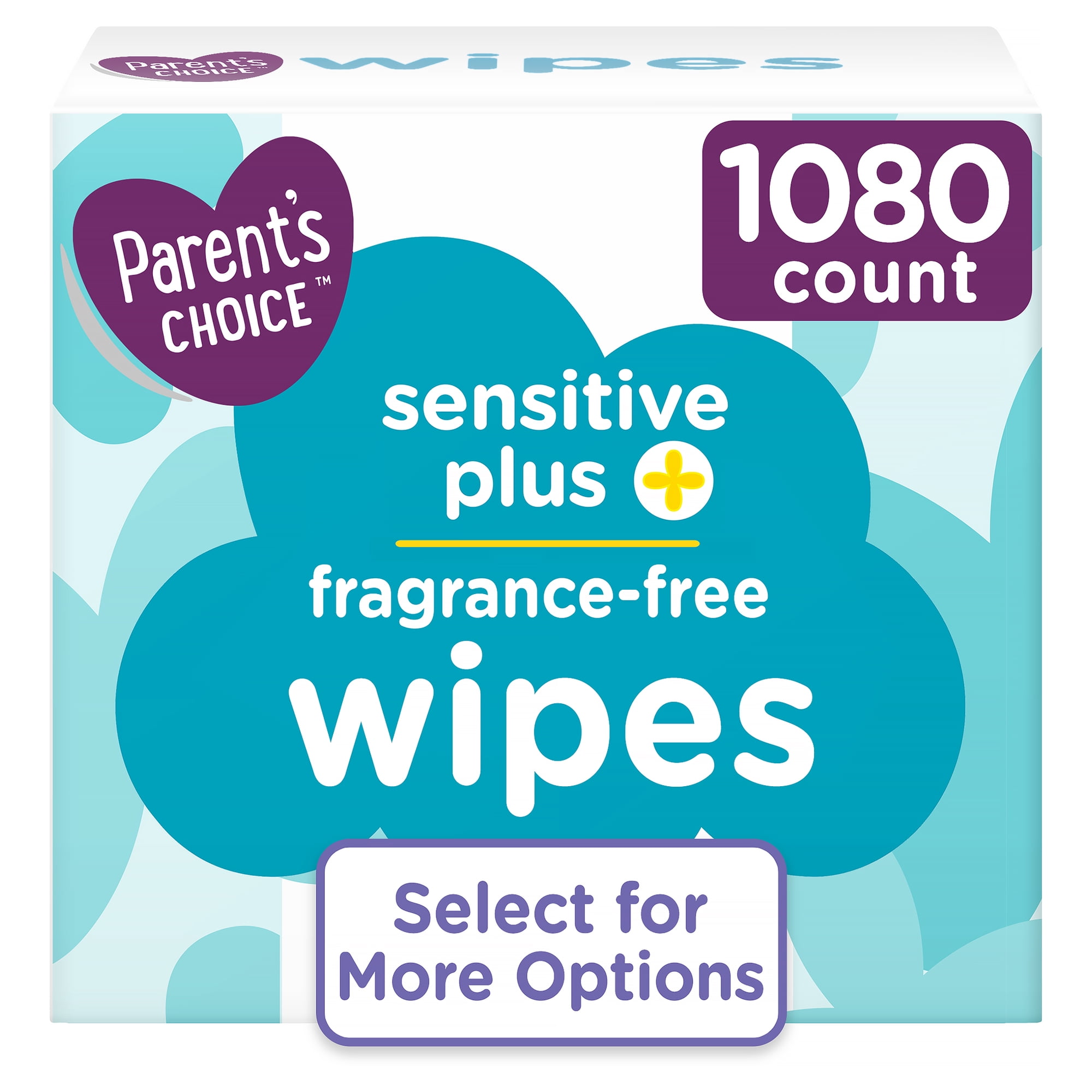 Parents Choice Ultra-Sensitive Baby Wipes, 1080 Count (Select for More Options)