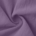 thumbnail image 6 of Craaazy Casual Tops for Women Cotton Regular Fit Solid Color V Neck 3/4 Sleeve Shirts, 6 of 7