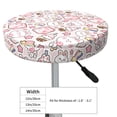 thumbnail image 2 of Goofa Cute Rabbit Printed Stool Covers Round, Waterproof Round Bar Stool Covers Anti-Slip Round Bar Stool Seat Cover with Elastic Bands Durable -12 inch, 2 of 7