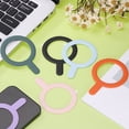thumbnail image 6 of 4Pack Magnetic Adapter Ring, Leather Magnetic Sticker Ring, Purple, 6 of 7