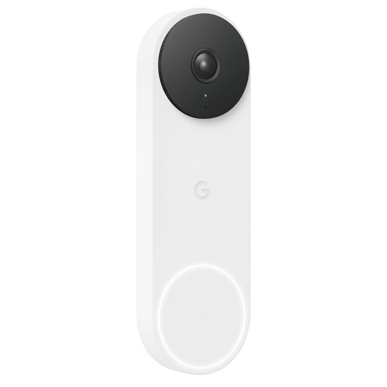 Google Nest Doorbell (Wired, 2nd gen) Video Doorbell Camera Doorbell Security Camera Snow