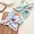 thumbnail image 2 of Weflink Fashionable Oil Painting Scarf Scrunchie Elastic Hair Band Women Hair Accessory, 2 of 10