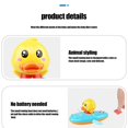 thumbnail image 4 of Juguete de baño para bebé, juguete de agua de pato, juguete de pato flotante, piscina, bañera, juguete de pato para niños y niñas yuarrent FN005744-00, 4 of 6